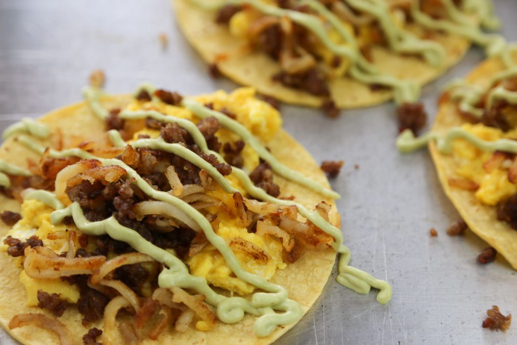 Breakfast Tacos for a Large Group