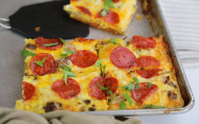 Breakfast Pizza for a Crowd