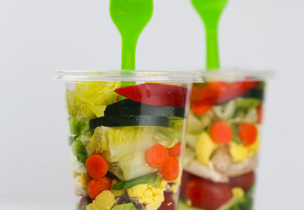 Salad in a Cup – Fun & Easy