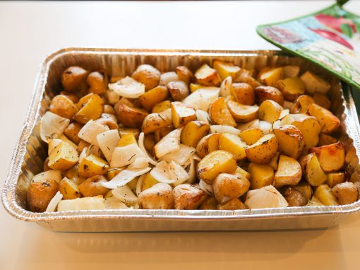 Easy Delicious Oven Roasted Potatoes for 50