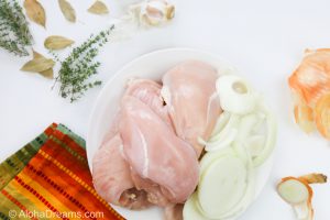 Shredded Poached Chicken