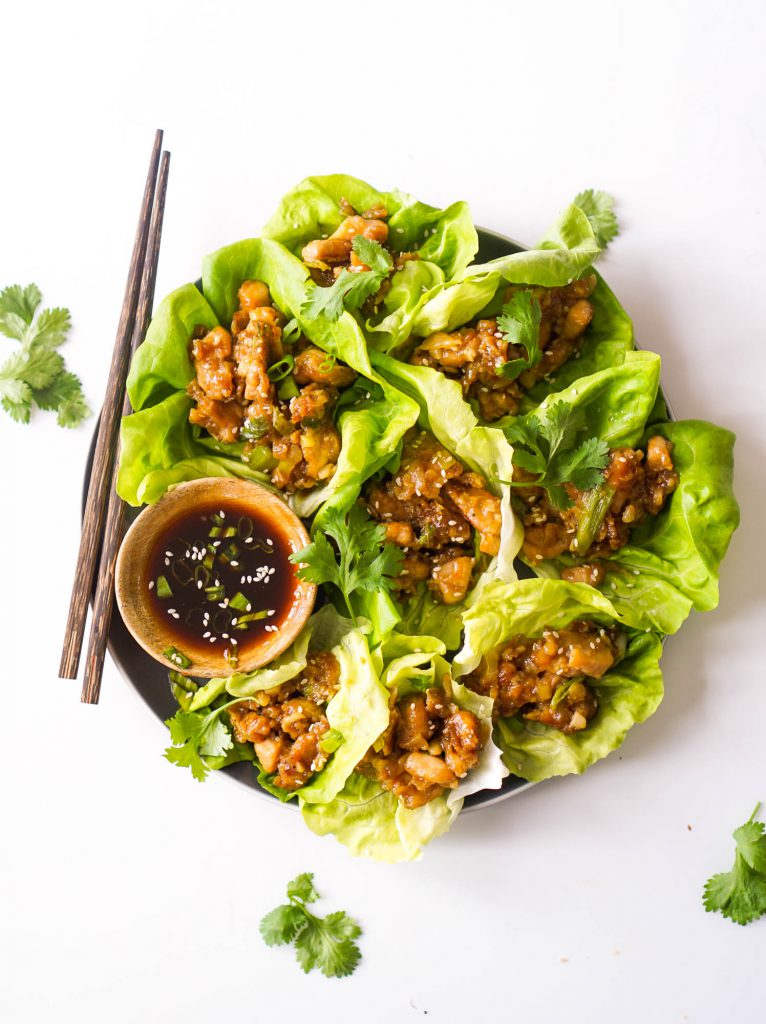 Chicken Lettuce Wraps for a Crowd